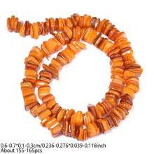 1Strand 6-7mm Irregular Natural Colorful Beads Square Rondelle Loose Bead For DIY Charms Bracelet Necklace Jewelry Making DIY - Irregular Shell Beads - View 10