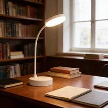 1pc White Reading Lamp - Portable USB Powered Desk Lamp With Dimmable Color Temperature, Perfect Gift Choice For Christmas - Reading Lamp - View 12