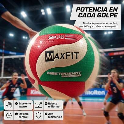 MAXFIT SPORTS Maxfit MX7000 Butyl Rubber Volleyball