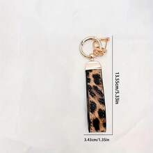 Sexy Leopard Print Car Key Fob - Coffee Brown Key, Suitable For Keyless Entry System, Durable Remote Key Fob, Unisex - Leopard - View 4
