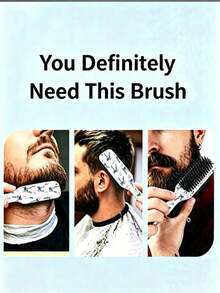 4/1 buah Sisir Belakang Halus Tanpa Aroma, Desain Pita, Sikat Rambut/Sikat Jenggot Unisex, Aksesori Rambut, Cocok Untuk Membuat Ekor Kuda Halus, Sanggul, Menghaluskan Rambut Kusut, Mengontrol Garis Rambut, Menyisir ke Belakang untuk Penataan Rambut Bervolume, Kepala Sisir Bergigi Lebar Untuk Memudahkan Pembagian dan Pemisahan Rambut - Busur - View 6