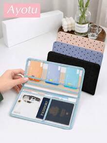 Red Dot Minimalist Car Registration And Insurance Document Organizer, Glove Box Storage Organizer, Car And Truck Storage Accessories, Suitable For Storing Important Documents, Driver's License, Passport, Cards, Small Car Accessories And Other Documents - Multicolor - View 7