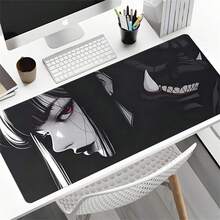 1pc Honeycomb Geometric Design Mouse Pad, Extra Long & Extra Large Desk Mat, Non-Slip Rubber Bottom, Suitable For Home & Office Decor, Multi-Functional Oversized Desk Pad, Perfect Gift For Men & Women - View 1