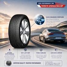 TOKMAK 2 New 225/50ZR17 225/50R17 98Y XL Andalusia High Performance Radial Touring Tires M/S A/S BSW 225 50 17 All Season All Terrain 2, 225/50ZR17 98Y XL - C - View 5
