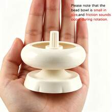 KLONKEE Manual Rotating Bead Filler Tool, For Jewelry Making Beads, Rotating Bead Bowl, DIY Accessory Tool, For Making Chains, Bracelets And Necklaces [Apricot] - Multicolor - View 4