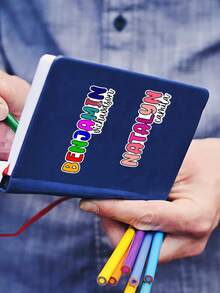 10pcs Customized Name Stickers, Waterproof Name Labels, Customized Children's Growth Souvenirs, Customized Adhesive Labels, Suitable For Pencil Boxes, Water Bottles, Backpacks - Multicolor - View 5