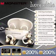 Monster MQT69 Ear-Clip Open-Ear Wireless Bluetooth Earbuds, Ringan dan Nyaman Dipakai, Kontrol Sentuh, Mode Gaming Latensi Rendah, Peredam Kebisingan Panggilan ENC untuk Kebugaran dan Penggunaan Sehari-hari - View 12