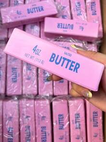 Realistic Butter Squeeze Toy, Soft Pressure,Resistant Finger Spinner,Slow Rebound Butter Stick,Slow Rebound Sensory Stress Relief Toy,Stress And Anxiety Relief Toy,Slow Rebound Soft Squeezable Elastic Cheese Stick,Perfect Gift For Holidays,Parties. ﻿ - View 5