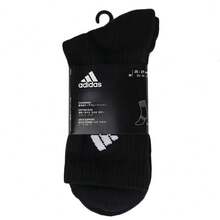 Adidas Breathable Comfortable Couple Basketball Socks Black Mid-Calf Socks DZ9360 - Black - View 1