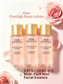 Dior Prestige Rose Micro-Essence 10ml Advanced Formula Moisturizing Nourishing Facial Toner - Dior Essence - 3 Bottles - View 12