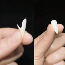 1件/新款化妝舞會惡搞道具 樹脂虎牙萬聖節吸血鬼殭屍假牙服裝配件 - 彩色 - 查看 10