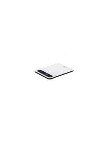 Adler ميزان مطبخ، ميزان طعام رقمي، ميزان مطبخ قابل للشحن عبر USB - سعة 10 كجم، شاشة LCD، أبيض-أسود - ميزان مطبخ - مشاهدة 5
