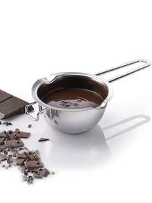 304 Stainless Steel Thickened Chocolate Melter, Butter Melting Bowl, Double Boiler, Baking Tool Heating Pot - White - View 3