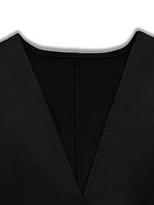 IGKEEL Women's Spring Summer Autumn Blouse Black - Black - View 10