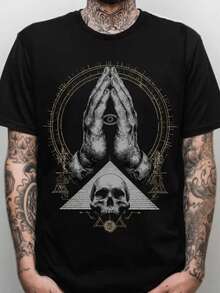 Men T-Shirts - Black - View 1