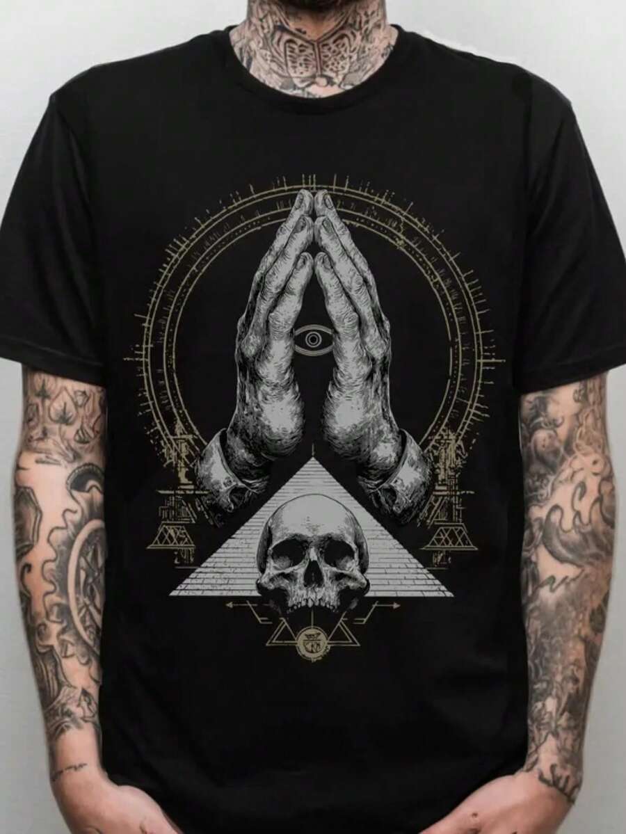 Men T-Shirts - Black - View 1