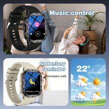 SIMSONLAB 1pc Unisex HD Touchscreen Outdoor Silicone Strap Smart Watch, Message Notification, Fitness Tracking, Calorie & Distance Tracking, Music Control, Remote Camera, Compatible With Smartphones, Sports Style Outdoor Activity Smart Watch - Multicolor - View 5