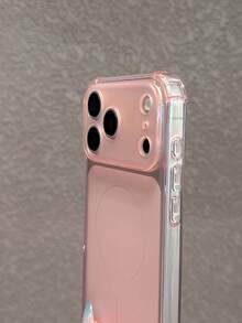 2pcs Set [Transparent + Pink] Matte Frosted Thickened Full Coverage Anti-Drop Phone Case Compatible With IPhone 18 Pro Max/18 Pro/18/17 Pro Max/17 Pro/17/16 Pro Max/16/16 Pro/16 Plus/15/15 Pro Max/15 Pro/15 Plus/11/12/13/14 Pro Max/12 Pro/12 Pro Max/13 Pro/13 Pro Max/14 Pro/14 Pro Max/14 Plus, Ins Style Premium Design, Matte Anti-Slip And Sweat-Resistant - 2-pack [Clear + Pink] - View 9