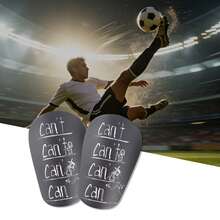 1 Pair Football Shin Guards, Comfortable Fit, Snug To Leg, Unique Size Design Perfect For Football And Other Sports - Multicolor - View 2