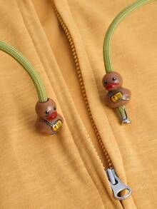 Sweatshirt Pendant Accessory, Suitable For Sweatshirt, Sweatpants And Dress Rope Head Pendant, Cartoon DIY Cute Duck Design Sweatshirt Decoration, Shoelace Charm, Hoodie Drawstring Pendant Rope Head Buckle, Sports Shirt Drawstring Charm, Special Holiday Gift - A - View 4