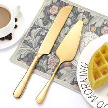 1 Set Wedding Cake Cutting Knife Set, Kitchen Daily Wedding Cake Knife And Serving Knife Set, Pizza Pie Dessert Slicing Service Scraper Cake Cutter Cake Serving Set, Birthday Anniversary Christmas Gift Scraper - View 7