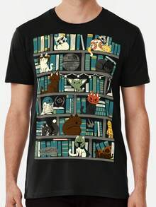 Library Kitten Wars S To 5XL Made In The AUUSA T-Shirt - 款式 - 查看 1