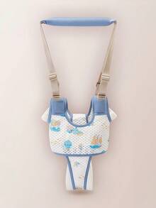 1pc Baby Walking Trainer, Toddler Walking Assistant Harness, Chest And Hip Support Design, Adjustable Shoulder Strap Length, Wide Top Handle For Parents To Help Baby Stand And Practice Walking, Cartoon Print Breathable Walking Gear, Suitable For Home Practice, Indoor Activities, Outdoor Walks And Baby Growth Stages - Multicolor - View 13