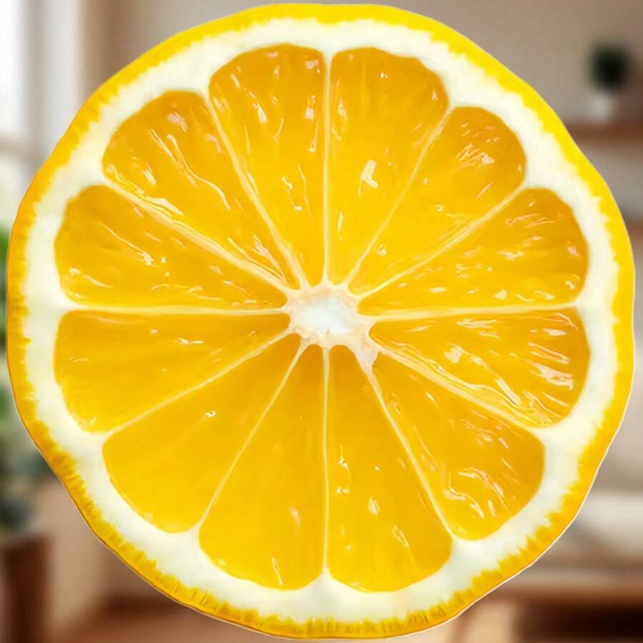 Lemon Slice Quiet Stillness In A Single Sunlit Cross-Section Magnet Where The Simplest Beauty Needs No Embellishment Keepsake For All Metal Surfaces Throughout The Home - B - View 1