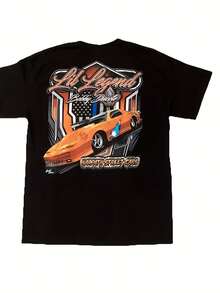 Gildan Dryblend Lil Legend Bobby Ducote Warpath Street Cars Graphic Tee Black L - 款式 - 查看 1