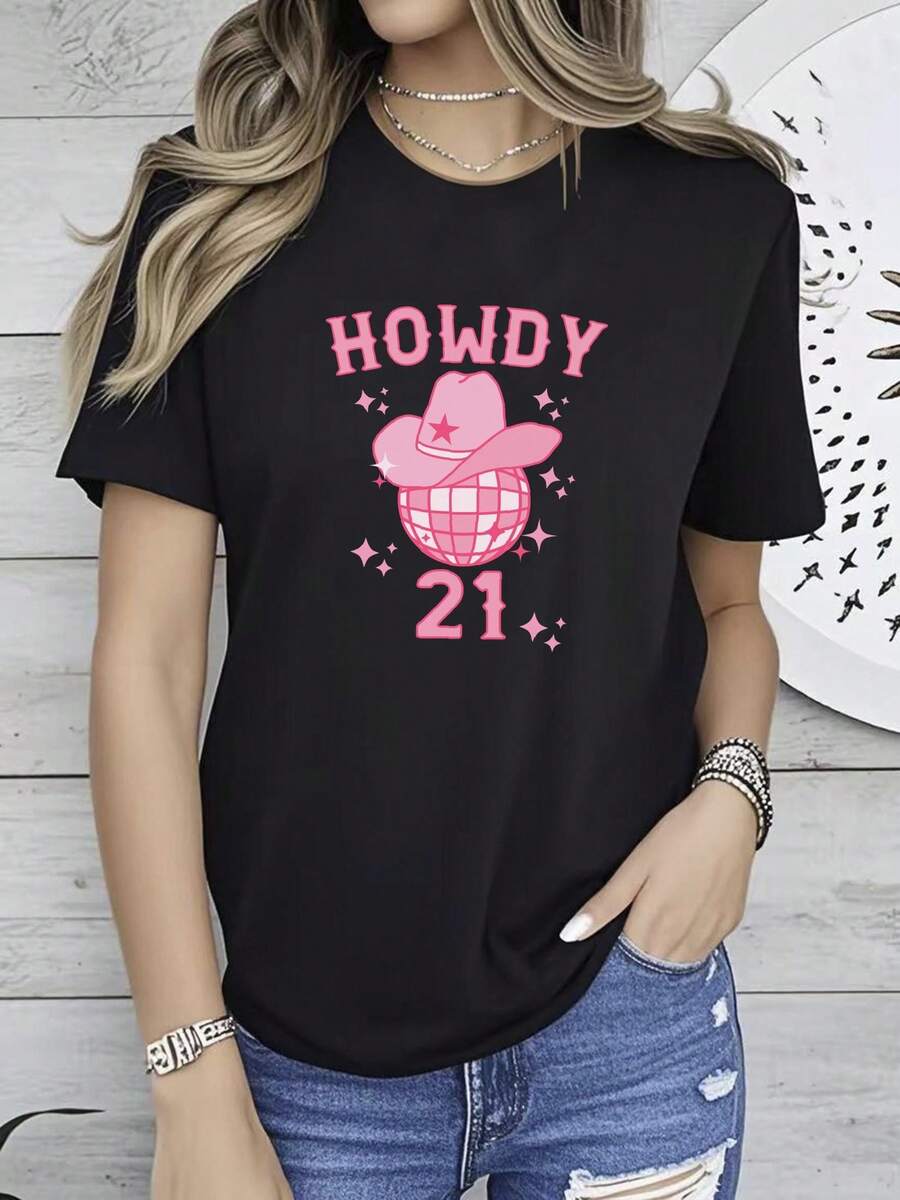Women T-Shirts - Black - View 1
