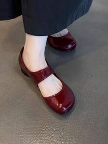 Zapatos de tacón de gatito estilo francés primavera/otoño para ir al trabajo 2026 nuevos zapatos de tacón medio con punta puntiaguda color púrpura para mujer zapatos de boda - Burdeos - Ver 9