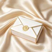 10/50pcs Mini Envelope Shaped Gift Boxes, Elegant Party Favor Boxes, Christmas Gift Boxes - View 3
