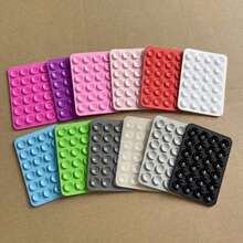 25pcs, Random Color, Multi-Function Silicone Suction Cup Phone Holder - Universal Type, Suitable For Tablet Protective Cases, Strong Adhesion, Easy To Remove, Reusable And Washable - Suitable For Decorating Phone Cases And Used For Ramadan Phone Accessories Computer Support Smartphone Holder - Multicolor - View 4