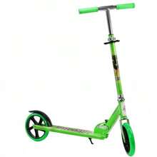 SCOOTER 綠色大號可折疊滑板車，附 SUNLIGHT NEON 煞車，承重可達 100 公斤 - 綠色 - 查看 3