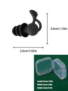 Reusable Noise-Reducing Ear Plugs Soft Silicone Earplugs Fitting The Ear Canal Loops Earplugs For Sleep Deep Focus People Earplug For Concert Swimming Study Loud Noise Snoring Home Sleep Swimming Accessories Plane Travel Essentials - Multicolor - View 11