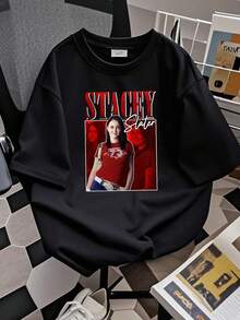 Women T-Shirts - 黑色 - 查看 2