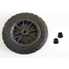 PU Wheelbarrow Wheel 14 Inch 3.50-8 Puncture Proof Solid Heavy Duty Tyre Black - CZP164 - View 4