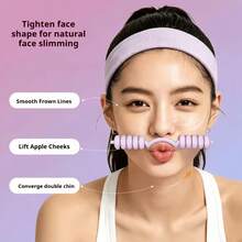 Silicone Facial Sculpting Tool Set | Jawline Trainer, Facial Massage Roller, Oral Exerciser, For Facial Contour Shaping--3pcs Set - Multicolor - View 7
