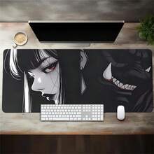 1pc Honeycomb Geometric Design Mouse Pad, Extra Long & Extra Large Desk Mat, Non-Slip Rubber Bottom, Suitable For Home & Office Decor, Multi-Functional Oversized Desk Pad, Perfect Gift For Men & Women - View 4