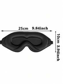 1pc Ultra-Soft 3D Blackout Sleep Mask, Relieves Insomnia, Unisex, Student Nap Travel Eye Mask, Suitable For Long Flights, Deep Sleep, Business Trips, Yacht Travel, Essential Back-To-School Rest Accessory - Multicolor - View 8