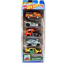 Mattel Hot Wheels HW Getaways 5-Pack 1:64 Scale Die-Cast Toy Cars | Multicolor - Multicolor - View 1