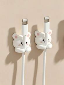 Multifunctional Cute Cable Organizer Holder For Mouse Earphone Data Cables Damage-Free No-Drill Cable Management Desktop Storage Solution Organization - View 8