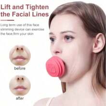 Silicone Facial Sculpting Tool Set | Jawline Trainer, Facial Massage Roller, Oral Exerciser, For Facial Contour Shaping--3pcs Set - Multicolor - View 4