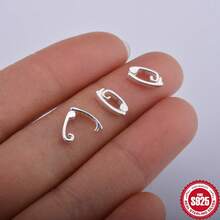 3pcs S925 Sterling Silver Universal Clasp, Spring Clasp, Detachable Lobster Clasp, DIY Pendant Making Clasp - Multicolor - View 3