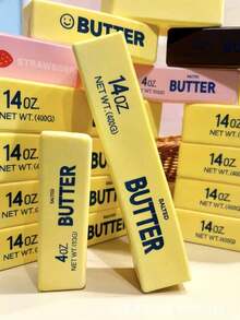 1pc Butter Stick Squeeze Toy, Soft And Squishy, Natural Scent, Food-Shaped Foam Toy, Perfect For Parties, Graduation, Back To School, Holiday Gifts, Butter Candy, Slime, Wedding Decor, Holiday Accessories, Garden Furniture, Garden DIY, Bedroom Decor, Kitchen Decor, Dorm Essentials, Travel Essentials, Bachelor Party Supplies, Office Desk Accessories, Home Decor, Party Favors, Gift Fillers, Suitable For Ages 3+ - Multicolor - View 8