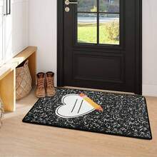 1PC Crayon Carpet Rug Classroom Decor Educational Area Rug Soft Flannel Floor Mat Non Slip Cushion Welcome For Back To School Teacher Party Gift Learning Play Read Corner, First Day Of School Decor, Black-Edged Rug, Educational Mat - Style 2 - View 12