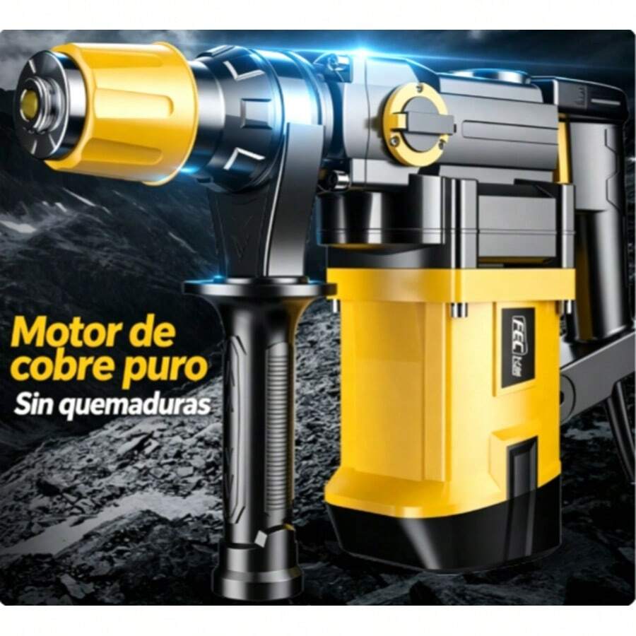 Martillo Ligero Eléctrico Enchufable Modelo 20, Taladro Percutor para Concreto - B - Ver 1
