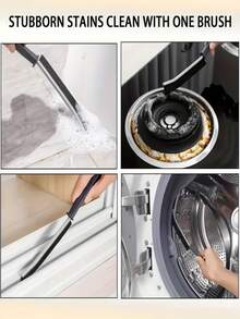 8/5/3pcs Gap Cleaning Brush Set, Kitchen And Bathroom Cleaning Tool Kit, Suitable For Stove, Range Hood And Dirt Removal. Perfect For Cleaning Bathroom Gaps, Sink Gaps, Window Tracks, Tiles And Faucets And Other Small Spaces. - Multicolor - View 4