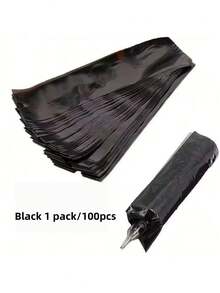 100pcs Disposable Waterproof Tattoo Machine Pen Covers, Black/Blue/Pink, Tattoo Accessories - Multicolor - View 11