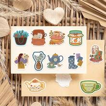 58pcs Funny Retirement Aesthetic Sticker Set - Vinyl Stickers Suitable For Laptop, Water Bottle, Phone, Guitar - Multicolor - View 10